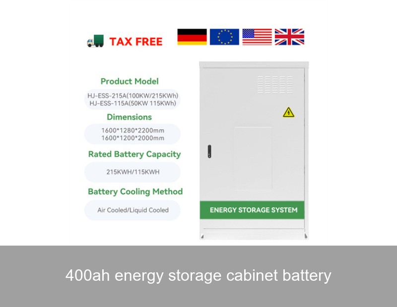 400ah energy storage cabinet battery
