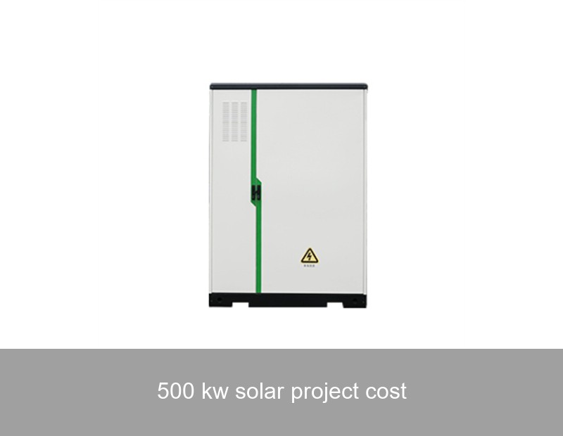 500 kw solar project cost