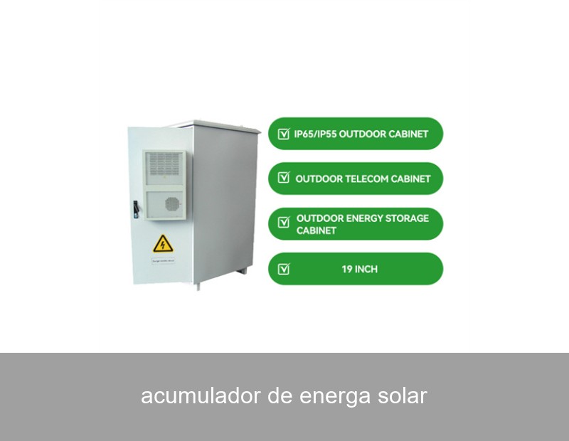 acumulador de energa solar