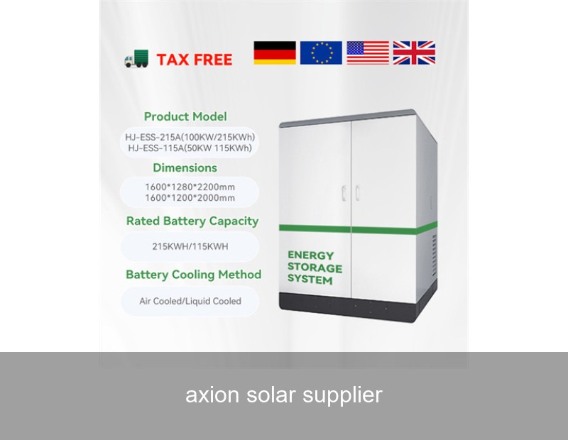 axion solar supplier