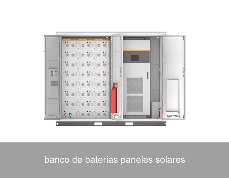 banco de baterias paneles solares