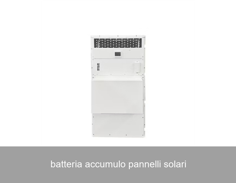 batteria accumulo pannelli solari