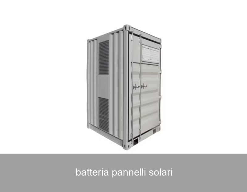 batteria pannelli solari