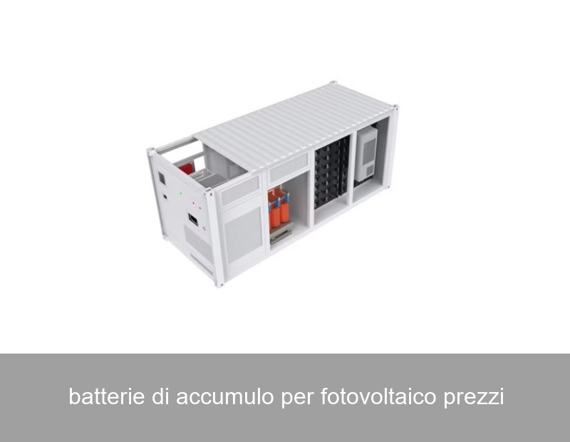 batterie di accumulo per fotovoltaico prezzi