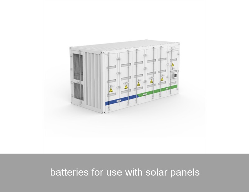 batteries for use with solar panels