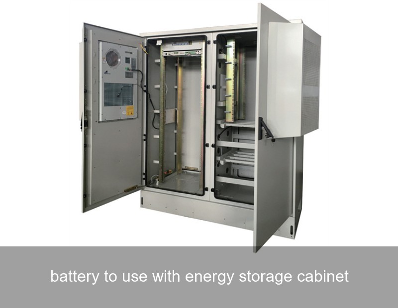 battery to use with energy storage cabinet
