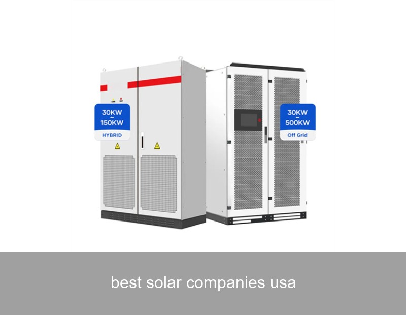 best solar companies usa