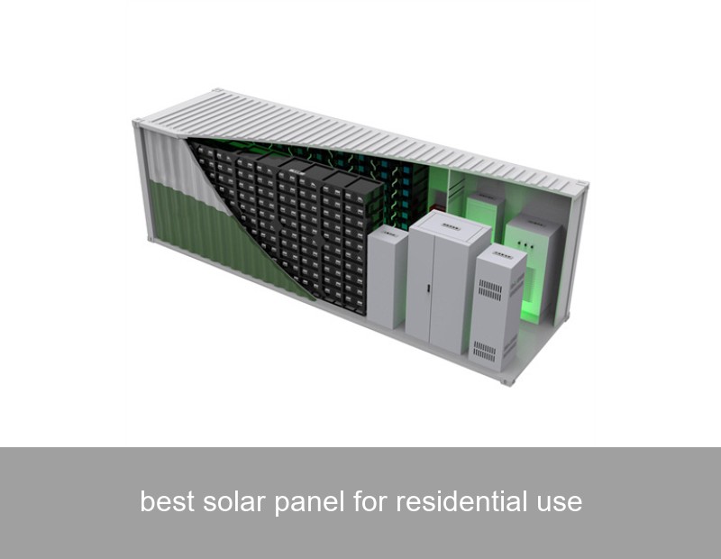 best solar panel for residential use