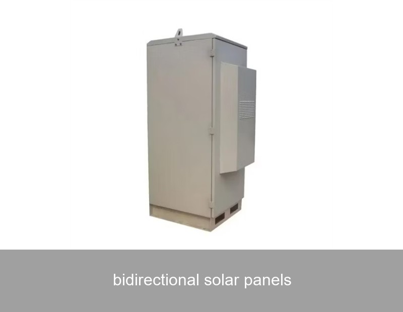bidirectional solar panels