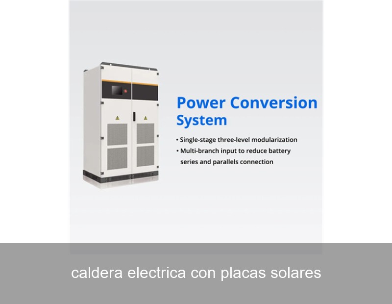 caldera electrica con placas solares