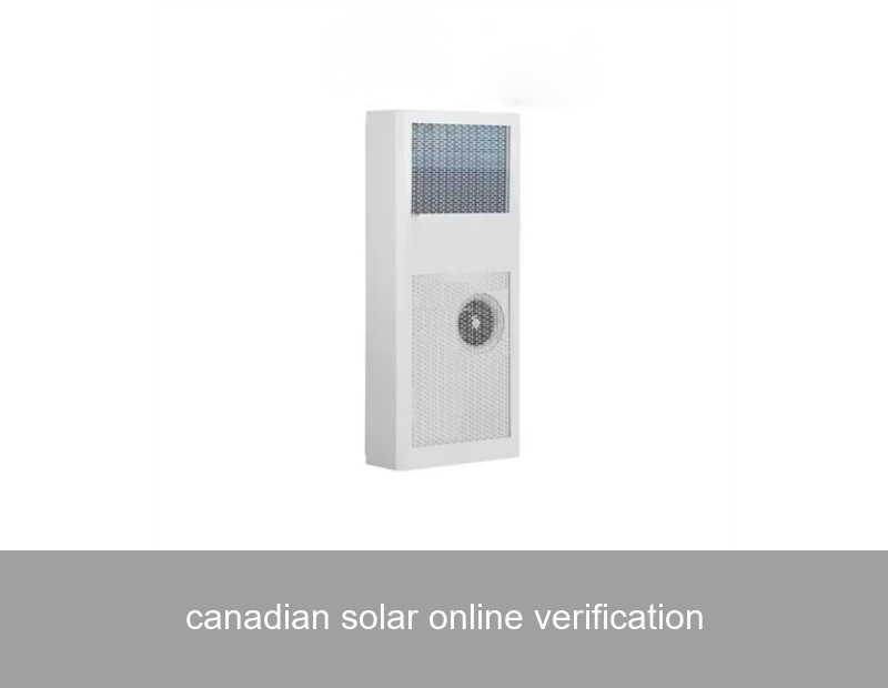 canadian solar online verification