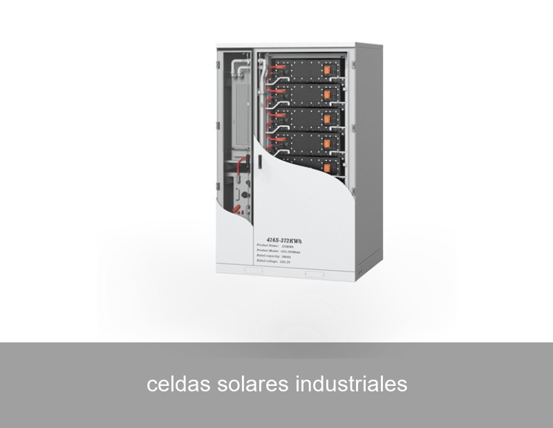 celdas solares industriales