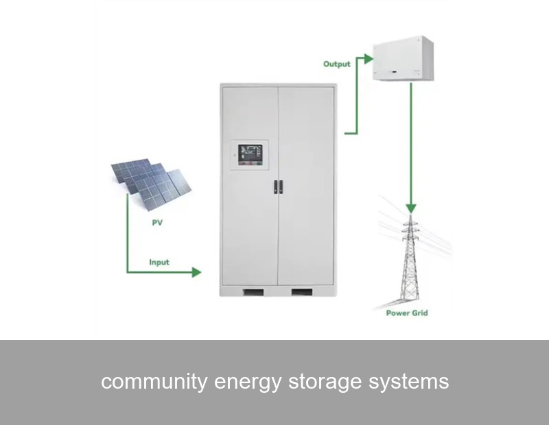 community energy storage systems