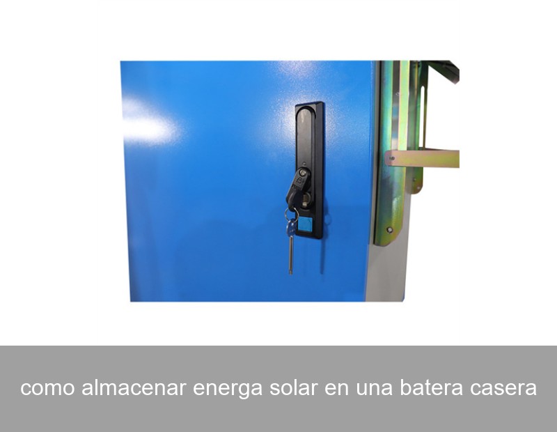 como almacenar energa solar en una batera casera