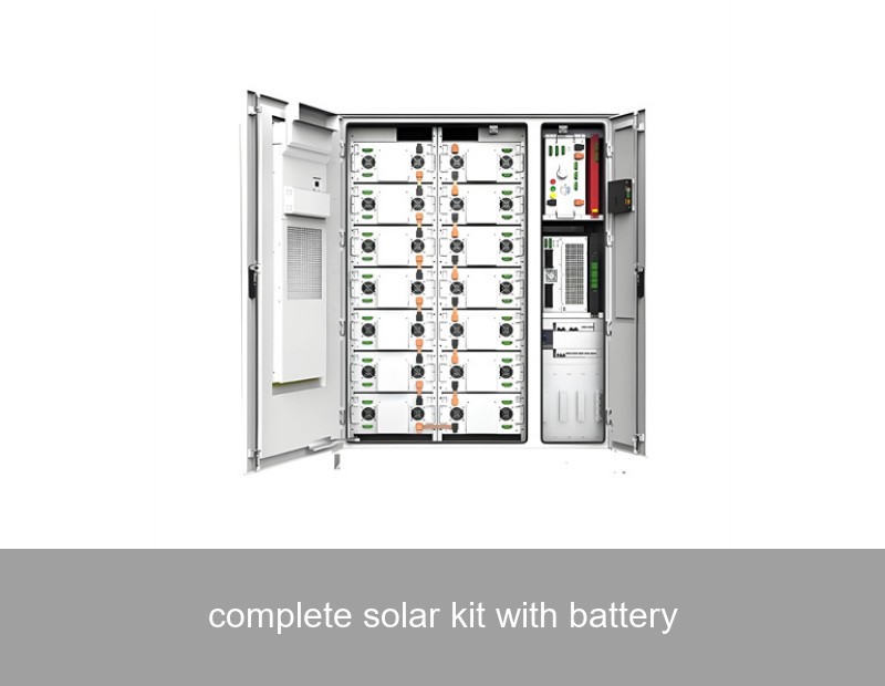 complete solar kit with battery