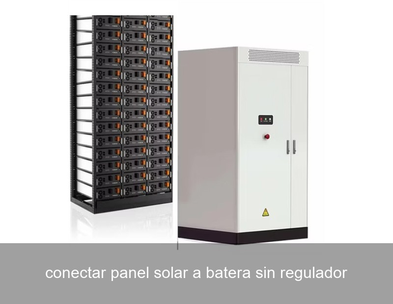 conectar panel solar a batera sin regulador