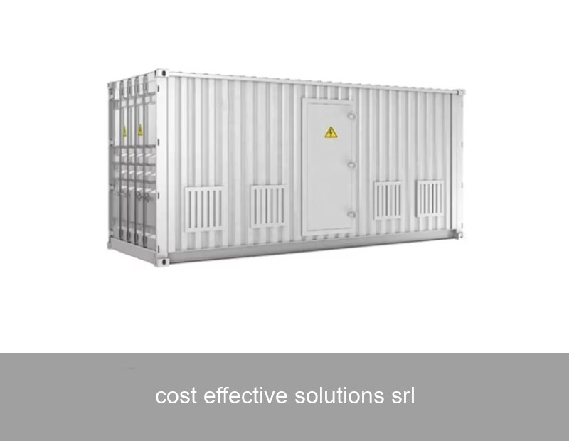 cost effective solutions srl