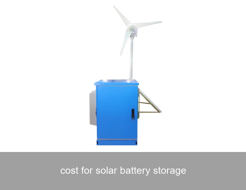 cost for solar battery storage