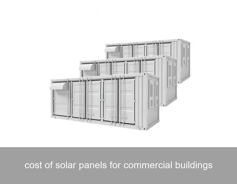 cost of solar panels for commercial buildings