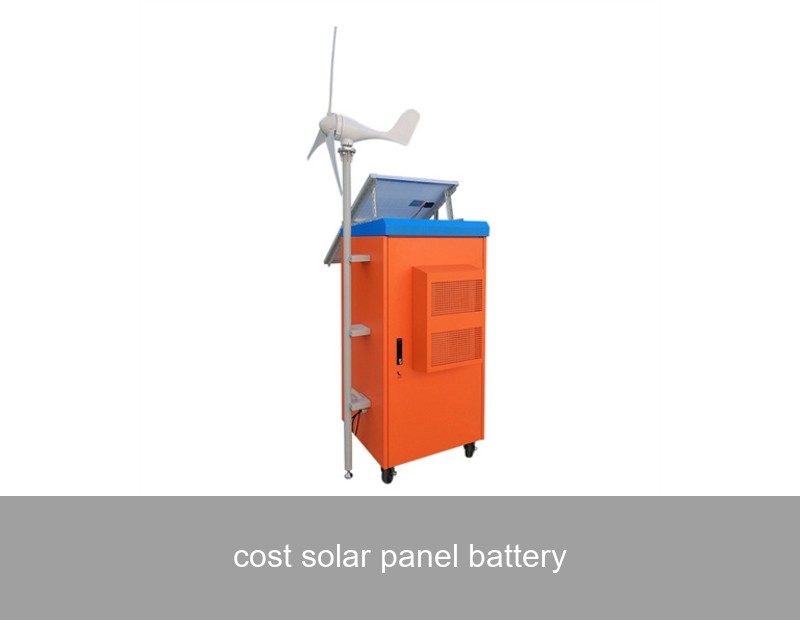 cost solar panel battery