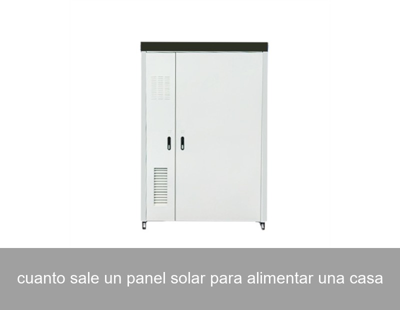 cuanto sale un panel solar para alimentar una casa