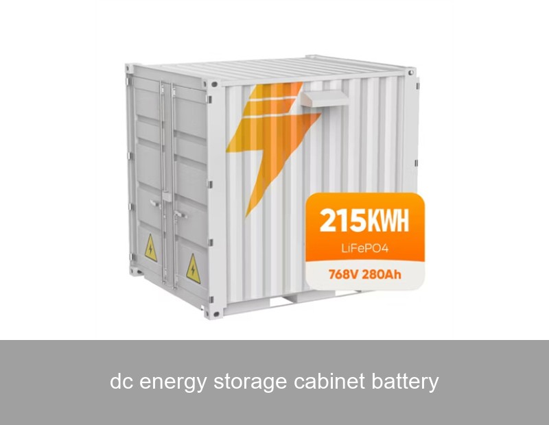 dc energy storage cabinet battery