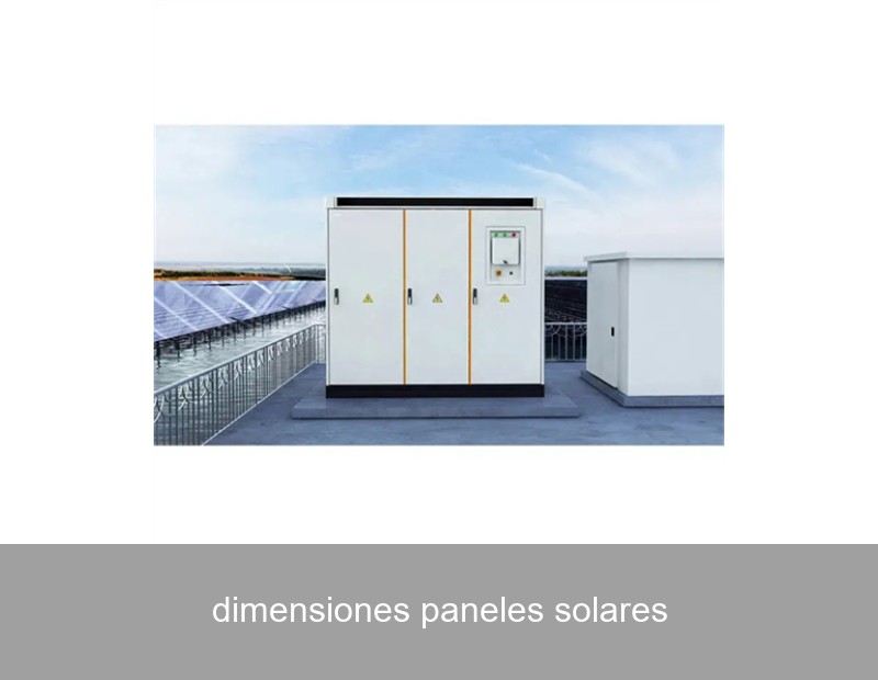 dimensiones paneles solares