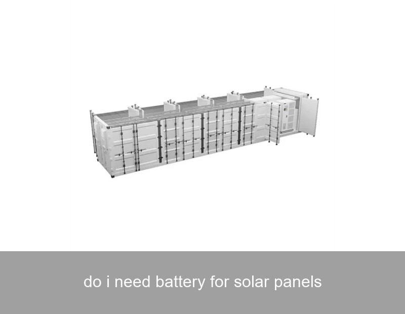 do i need battery for solar panels