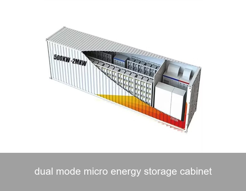 dual mode micro energy storage cabinet