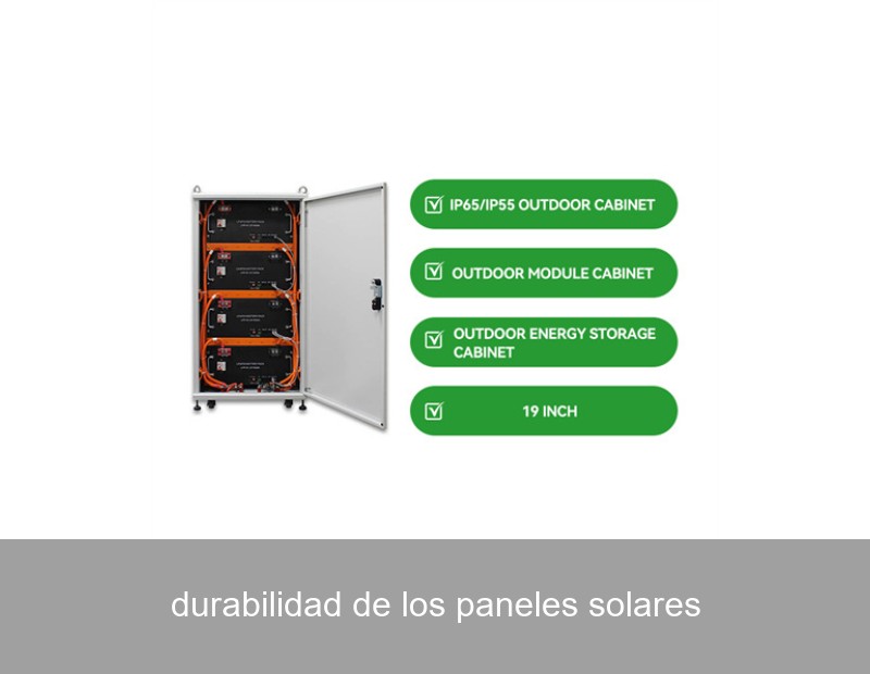 durabilidad de los paneles solares