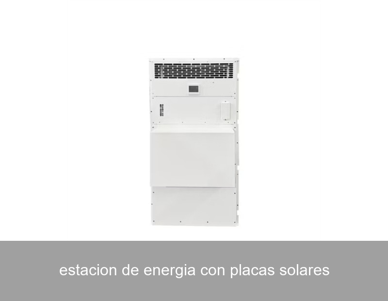 estacion de energia con placas solares
