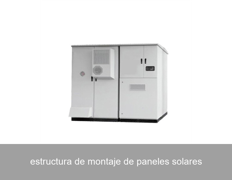 estructura de montaje de paneles solares
