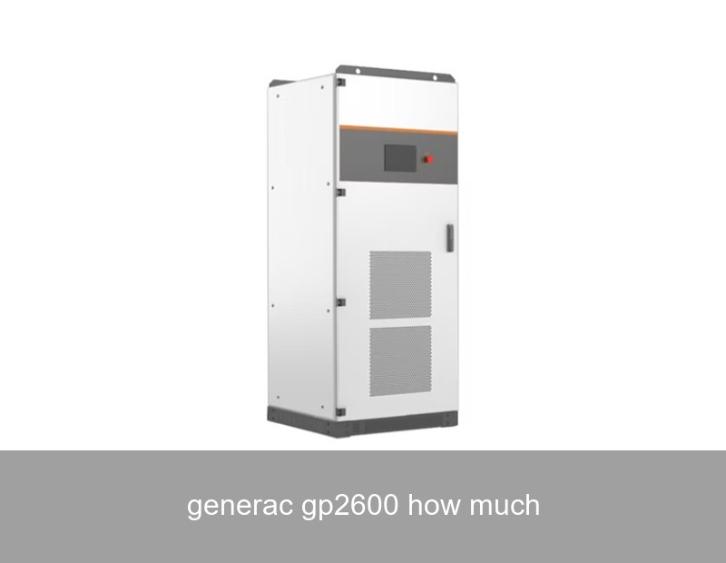 generac gp2600 how much