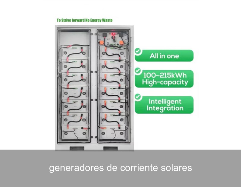 generadores de corriente solares