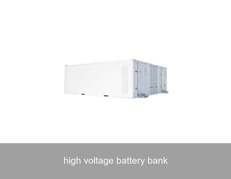 high voltage battery bank