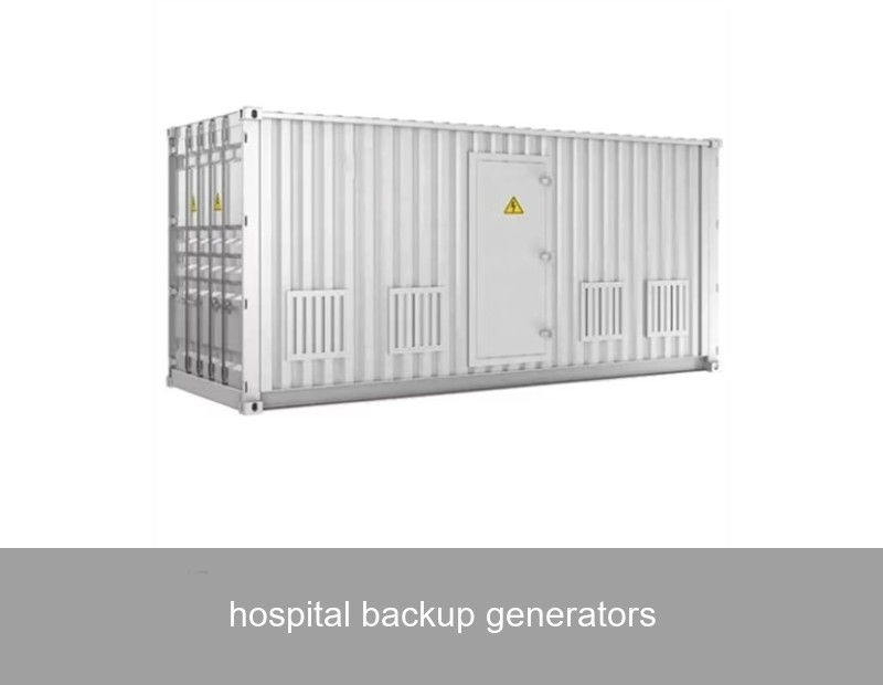 hospital backup generators