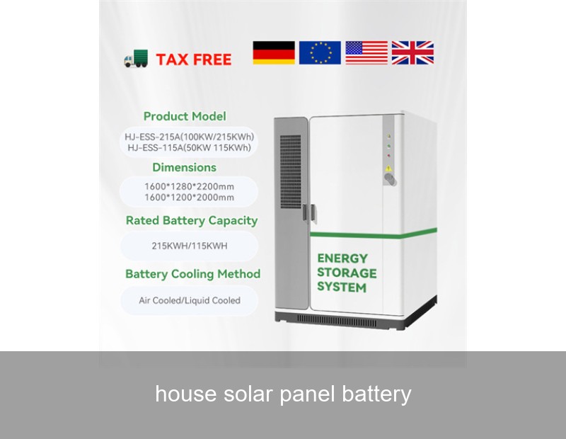 house solar panel battery