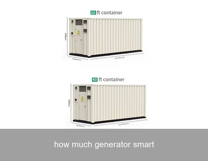 how much generator smart