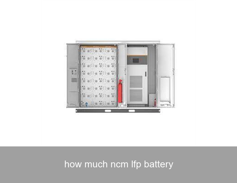 how much ncm lfp battery