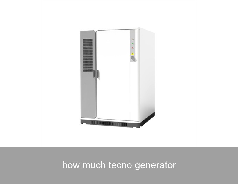 how much tecno generator