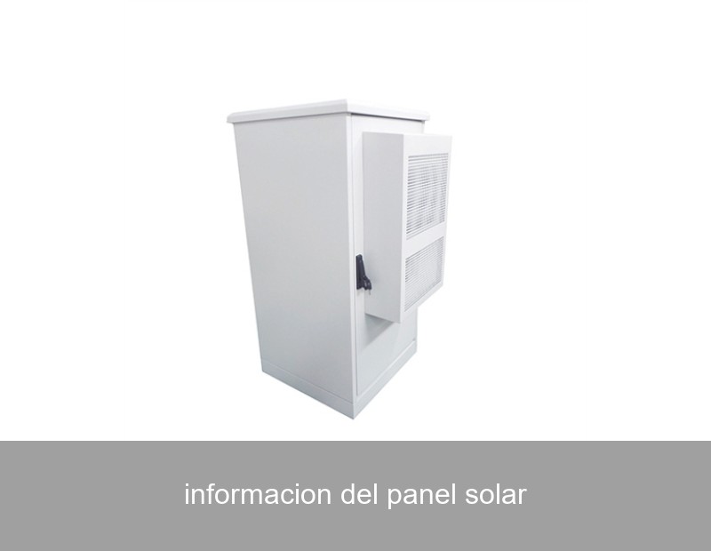 informacion del panel solar