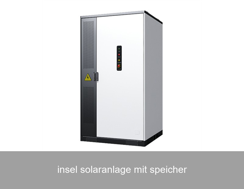 insel solaranlage mit speicher