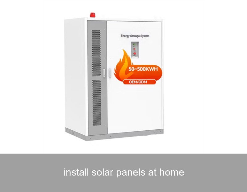 install solar panels at home