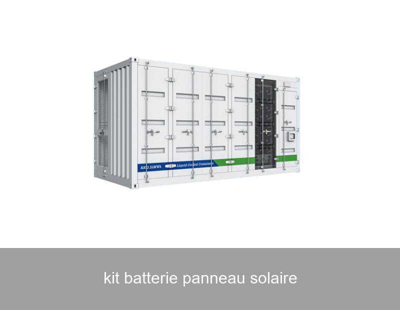 kit batterie panneau solaire