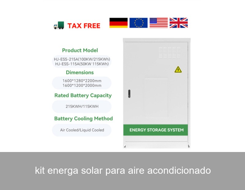 kit energa solar para aire acondicionado