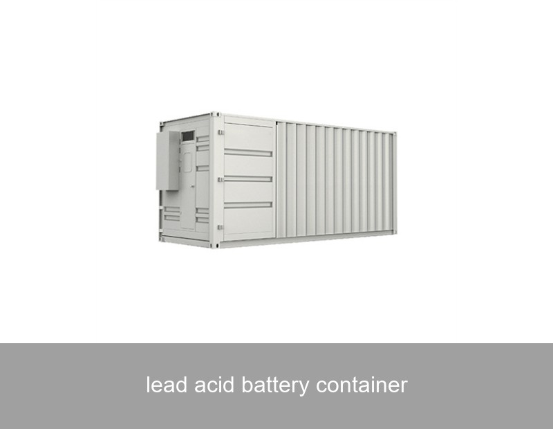 lead acid battery container