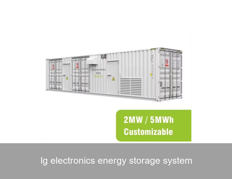 lg electronics energy storage system