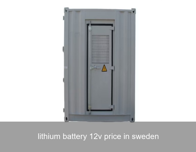 lithium battery 12v price in sweden