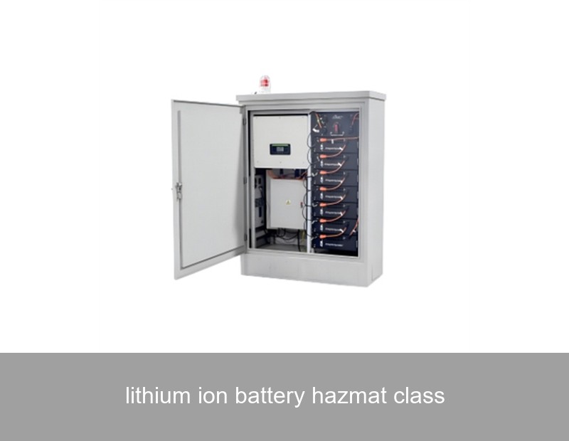 lithium ion battery hazmat class