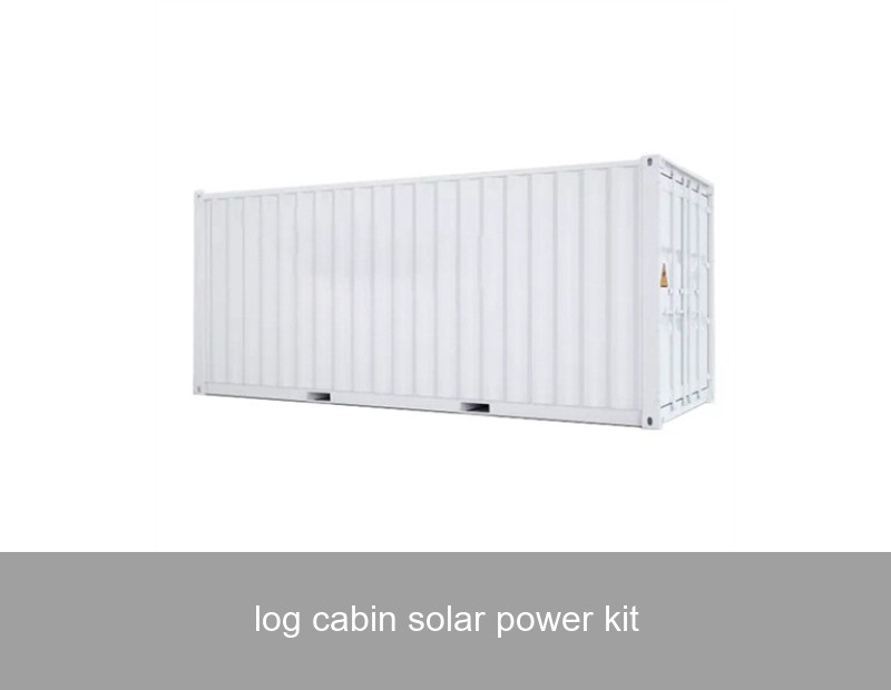 log cabin solar power kit